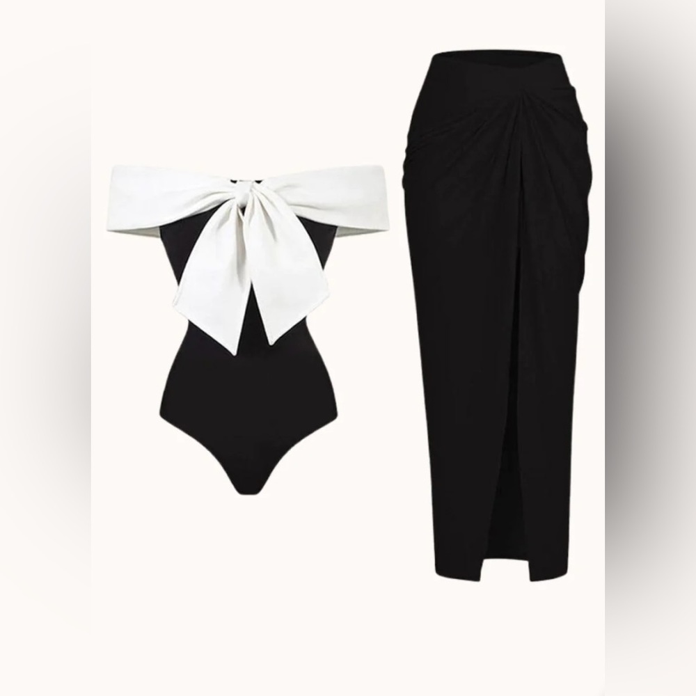 Mewmew bathing suit and skirt